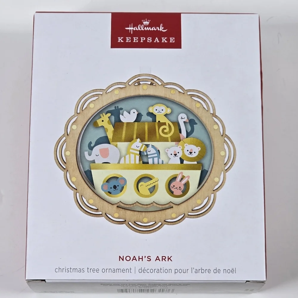Hallmark Keepsake 2024 Noah's Ark Papercraft Christmas Ornament NWT